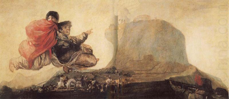 Francisco Goya Fantastic Vision or Asmodea china oil painting image